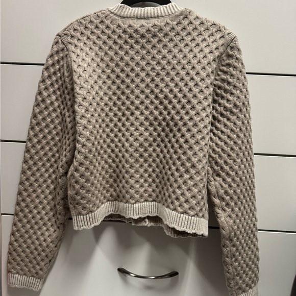 NWT Habitual Taupe Textured Cardigan Small